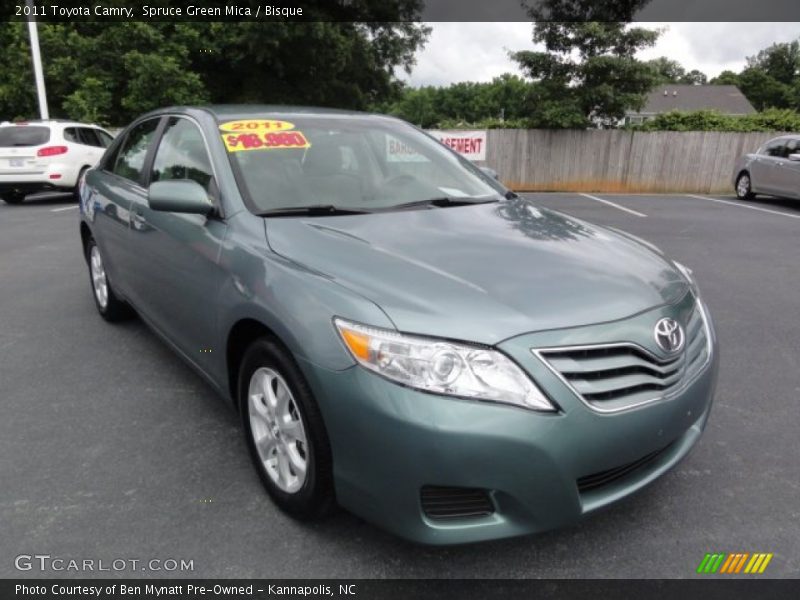 Spruce Green Mica / Bisque 2011 Toyota Camry
