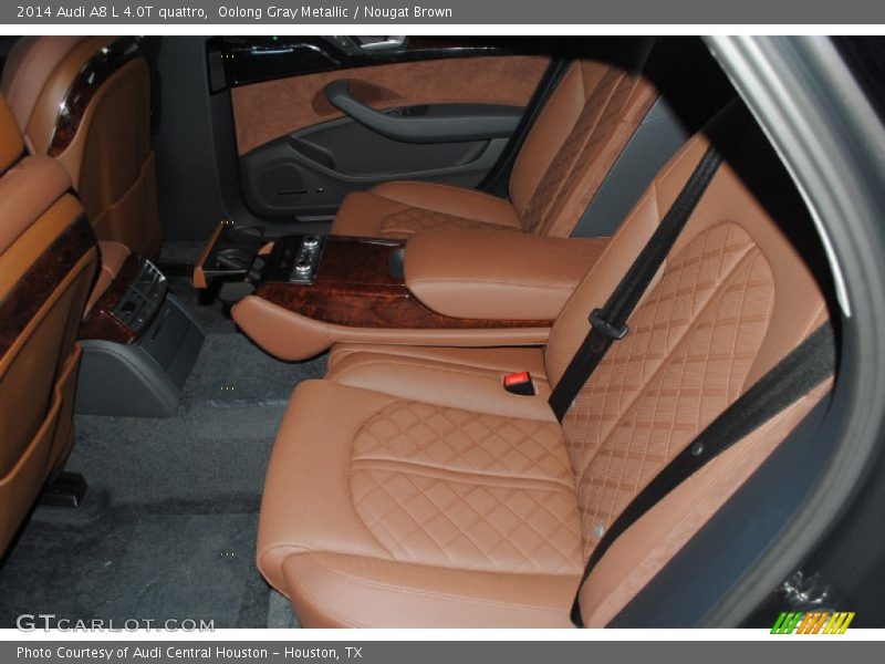 Oolong Gray Metallic / Nougat Brown 2014 Audi A8 L 4.0T quattro