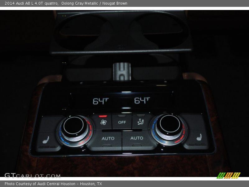 Oolong Gray Metallic / Nougat Brown 2014 Audi A8 L 4.0T quattro