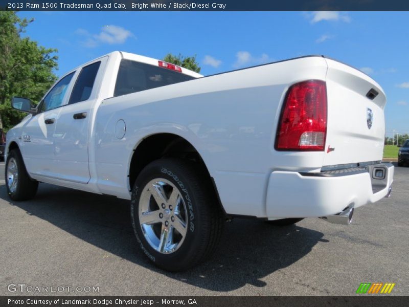 Bright White / Black/Diesel Gray 2013 Ram 1500 Tradesman Quad Cab