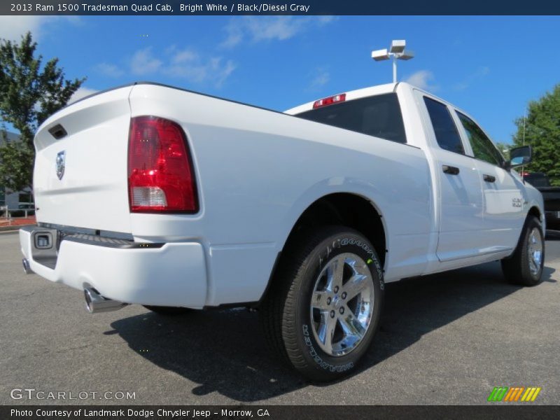 Bright White / Black/Diesel Gray 2013 Ram 1500 Tradesman Quad Cab