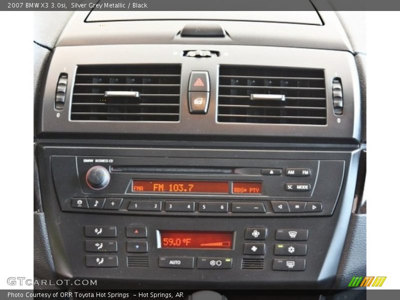 Silver Grey Metallic / Black 2007 BMW X3 3.0si