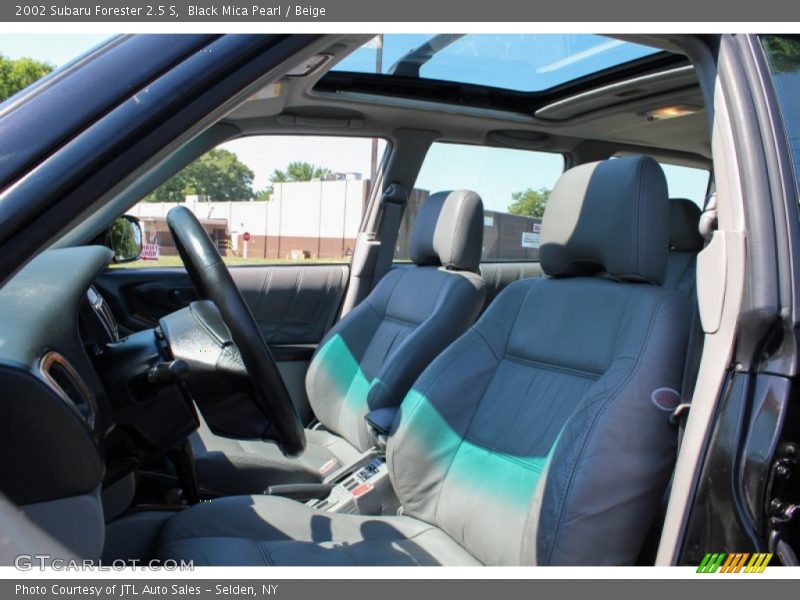Black Mica Pearl / Beige 2002 Subaru Forester 2.5 S
