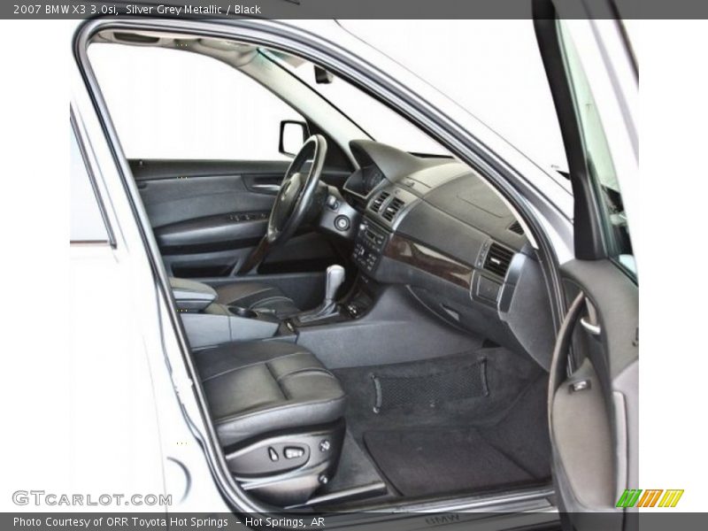 Silver Grey Metallic / Black 2007 BMW X3 3.0si