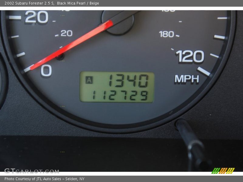 Black Mica Pearl / Beige 2002 Subaru Forester 2.5 S