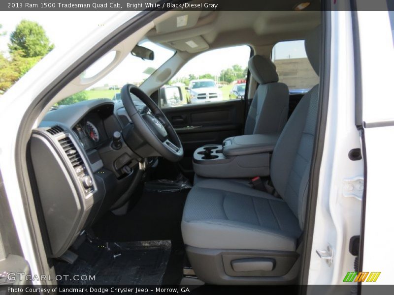 Bright White / Black/Diesel Gray 2013 Ram 1500 Tradesman Quad Cab