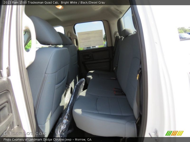 Bright White / Black/Diesel Gray 2013 Ram 1500 Tradesman Quad Cab