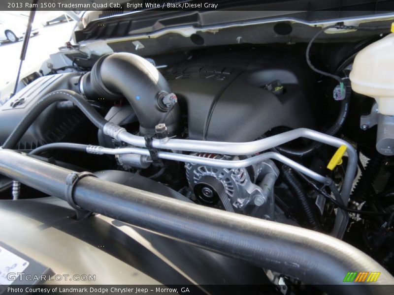 Bright White / Black/Diesel Gray 2013 Ram 1500 Tradesman Quad Cab