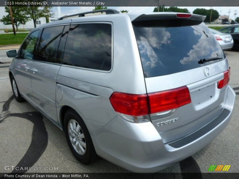 Alabaster Silver Metallic / Gray 2010 Honda Odyssey EX