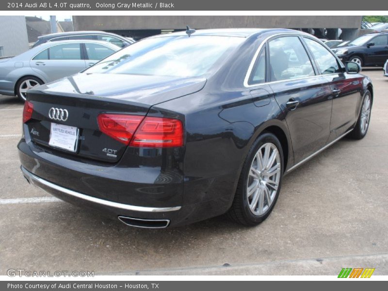 Oolong Gray Metallic / Black 2014 Audi A8 L 4.0T quattro