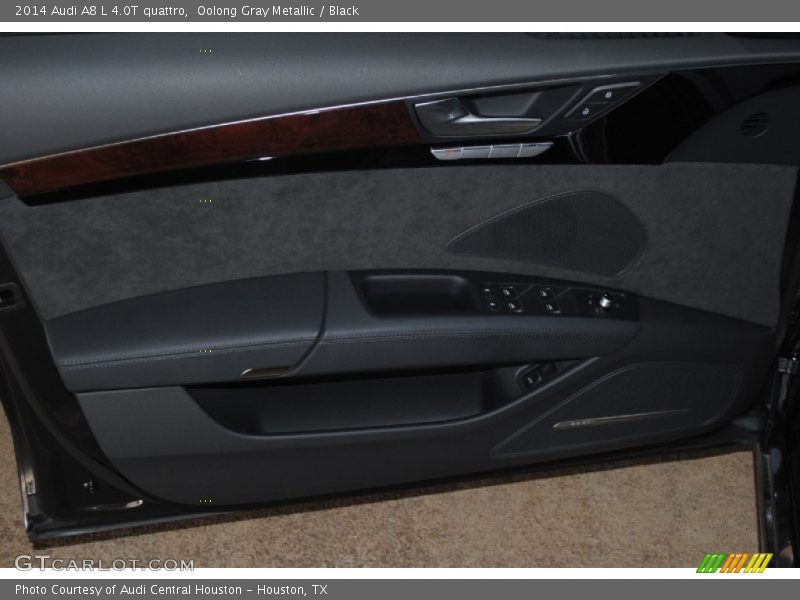 Oolong Gray Metallic / Black 2014 Audi A8 L 4.0T quattro