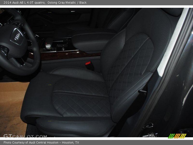 Oolong Gray Metallic / Black 2014 Audi A8 L 4.0T quattro