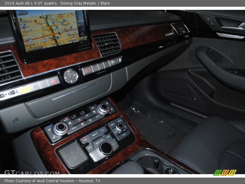 Oolong Gray Metallic / Black 2014 Audi A8 L 4.0T quattro