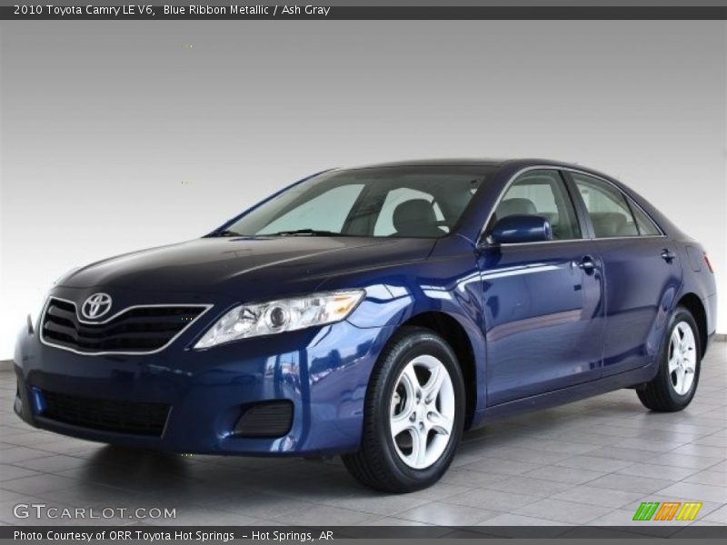 Blue Ribbon Metallic / Ash Gray 2010 Toyota Camry LE V6