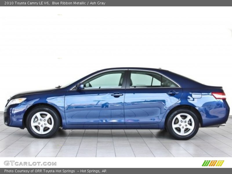 Blue Ribbon Metallic / Ash Gray 2010 Toyota Camry LE V6