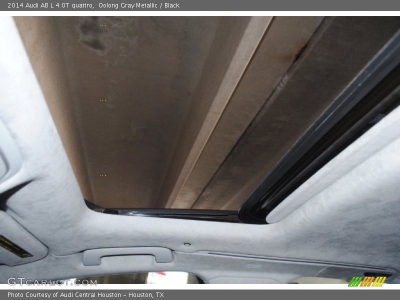 Oolong Gray Metallic / Black 2014 Audi A8 L 4.0T quattro