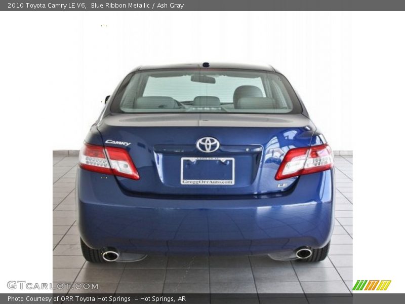 Blue Ribbon Metallic / Ash Gray 2010 Toyota Camry LE V6
