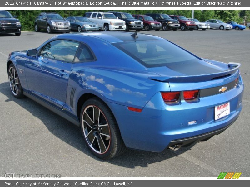 Kinetic Blue Metallic / Hot Wheels Special Edition Black/Red Stitching 2013 Chevrolet Camaro LT Hot Wheels Special Edition Coupe