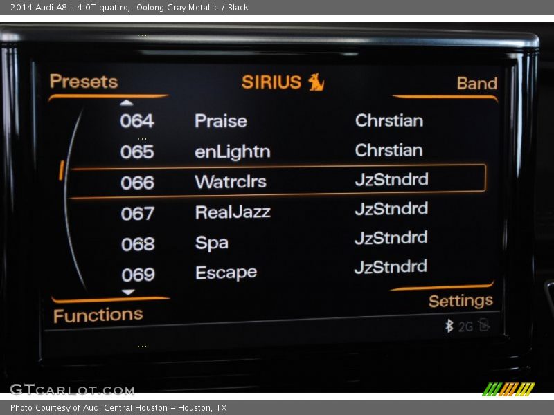 Oolong Gray Metallic / Black 2014 Audi A8 L 4.0T quattro