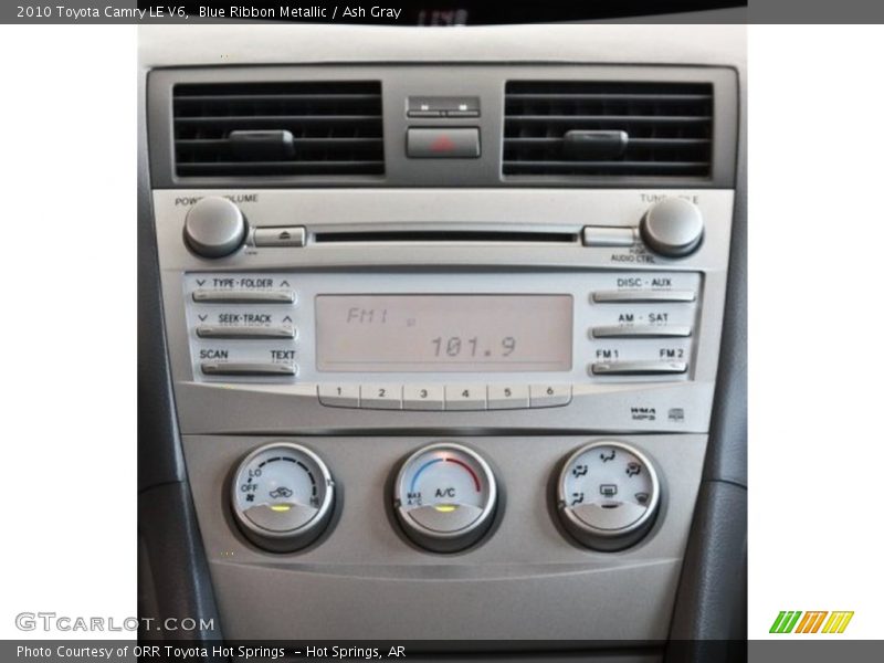 Blue Ribbon Metallic / Ash Gray 2010 Toyota Camry LE V6