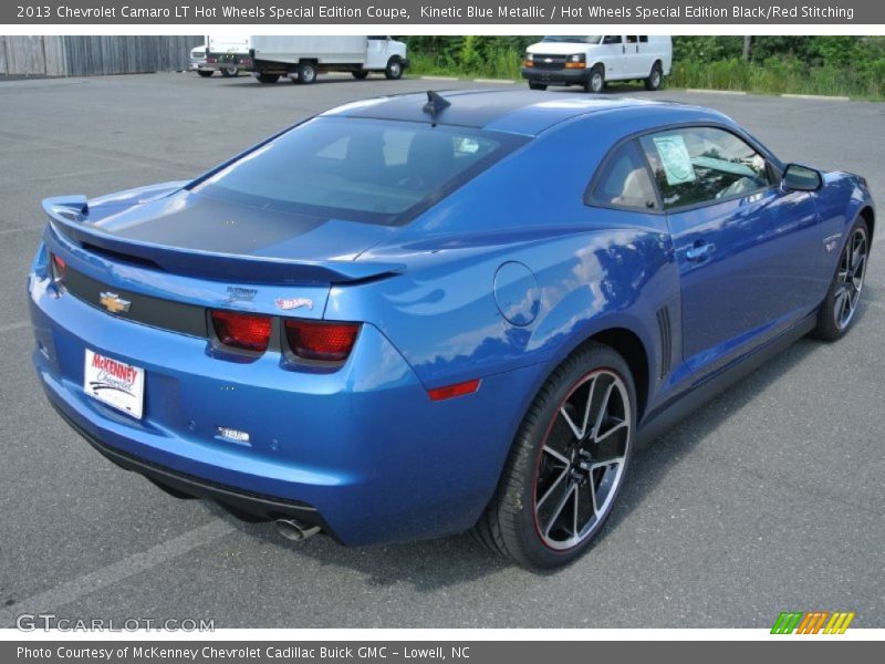 Kinetic Blue Metallic / Hot Wheels Special Edition Black/Red Stitching 2013 Chevrolet Camaro LT Hot Wheels Special Edition Coupe