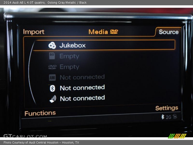 Oolong Gray Metallic / Black 2014 Audi A8 L 4.0T quattro