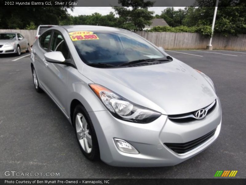 Silver / Gray 2012 Hyundai Elantra GLS