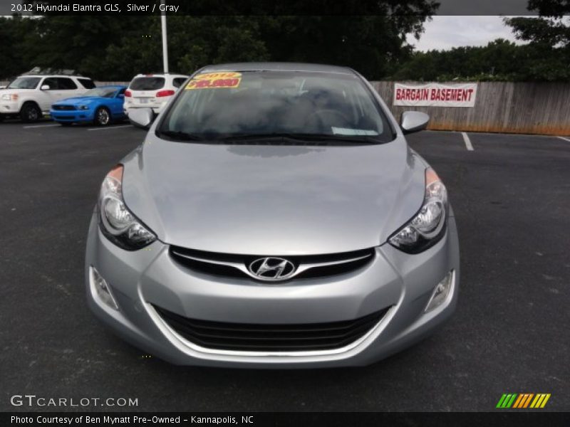 Silver / Gray 2012 Hyundai Elantra GLS