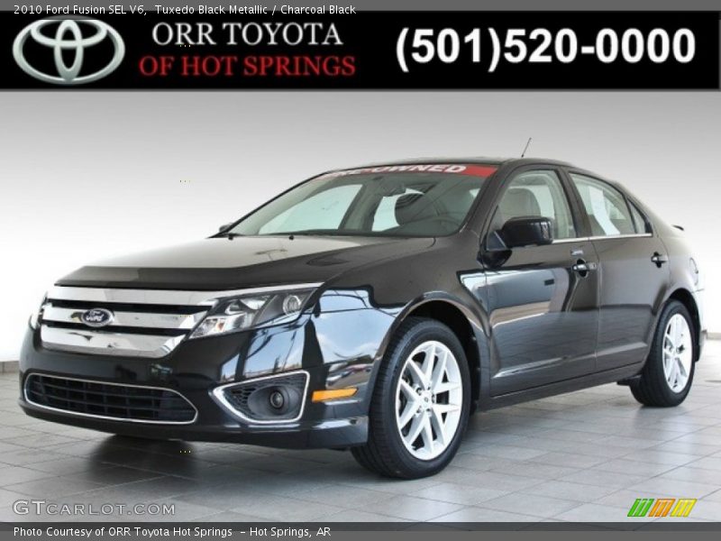 Tuxedo Black Metallic / Charcoal Black 2010 Ford Fusion SEL V6