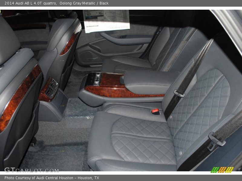 Oolong Gray Metallic / Black 2014 Audi A8 L 4.0T quattro