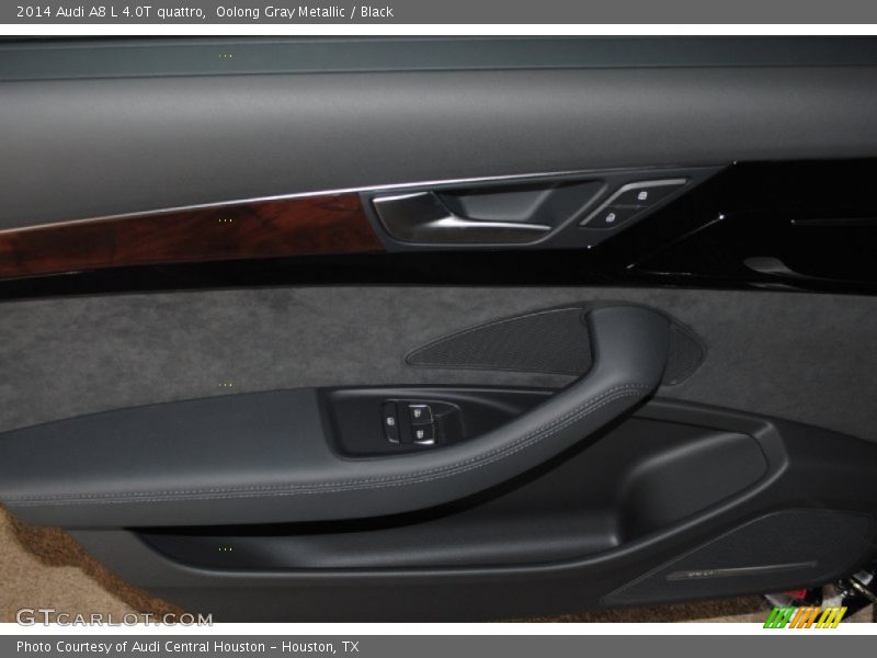 Oolong Gray Metallic / Black 2014 Audi A8 L 4.0T quattro