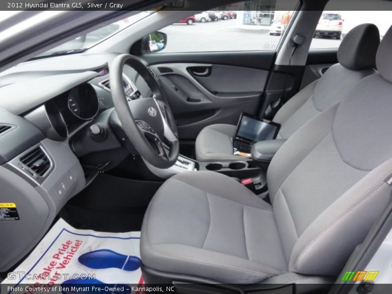 Silver / Gray 2012 Hyundai Elantra GLS