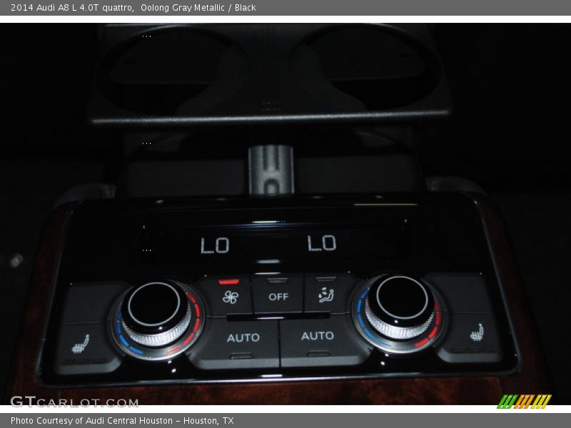 Oolong Gray Metallic / Black 2014 Audi A8 L 4.0T quattro