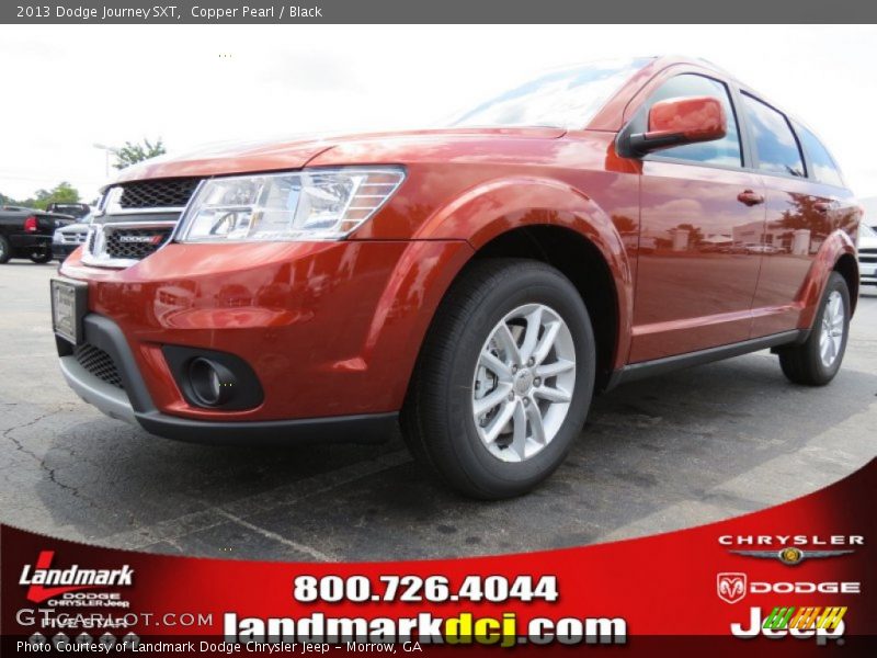 Copper Pearl / Black 2013 Dodge Journey SXT