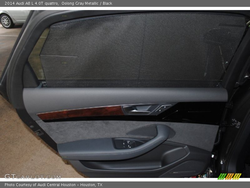 Oolong Gray Metallic / Black 2014 Audi A8 L 4.0T quattro