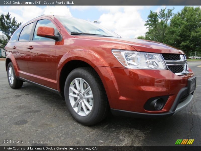 Copper Pearl / Black 2013 Dodge Journey SXT