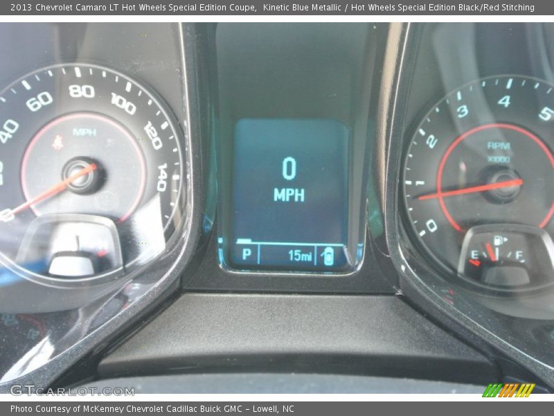 Kinetic Blue Metallic / Hot Wheels Special Edition Black/Red Stitching 2013 Chevrolet Camaro LT Hot Wheels Special Edition Coupe