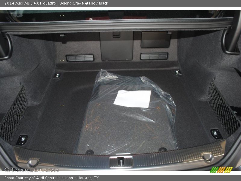 Oolong Gray Metallic / Black 2014 Audi A8 L 4.0T quattro