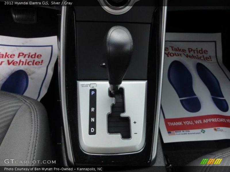 Silver / Gray 2012 Hyundai Elantra GLS