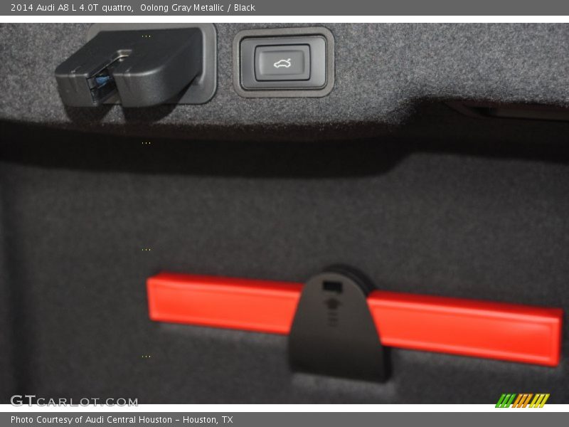 Oolong Gray Metallic / Black 2014 Audi A8 L 4.0T quattro