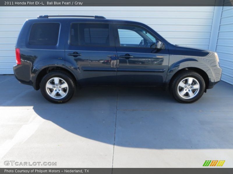 Bali Blue Pearl / Gray 2011 Honda Pilot EX-L