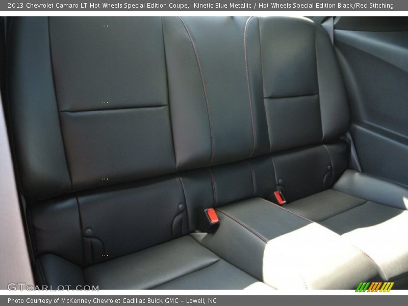 Rear Seat of 2013 Camaro LT Hot Wheels Special Edition Coupe