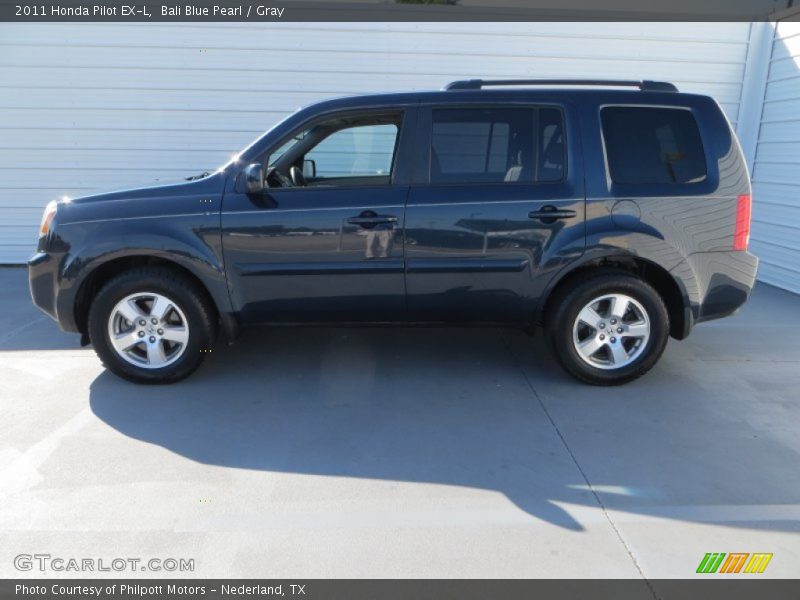 Bali Blue Pearl / Gray 2011 Honda Pilot EX-L