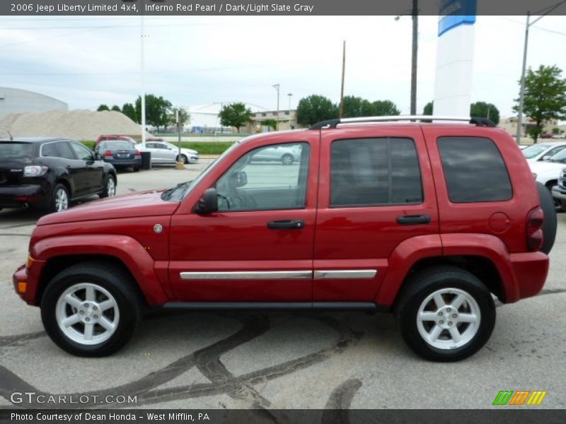 Inferno Red Pearl / Dark/Light Slate Gray 2006 Jeep Liberty Limited 4x4