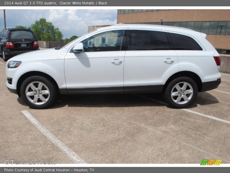 Glacier White Metallic / Black 2014 Audi Q7 3.0 TFSI quattro