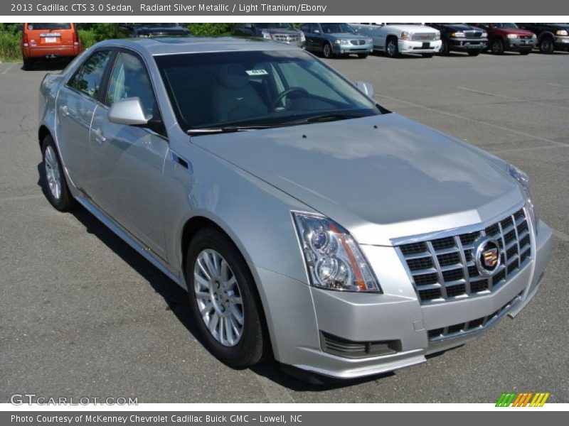Radiant Silver Metallic / Light Titanium/Ebony 2013 Cadillac CTS 3.0 Sedan