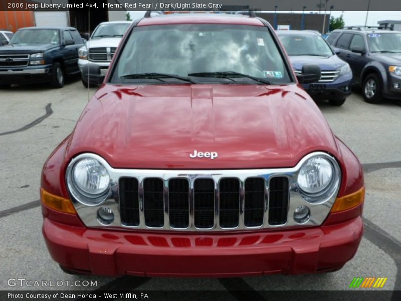 Inferno Red Pearl / Dark/Light Slate Gray 2006 Jeep Liberty Limited 4x4