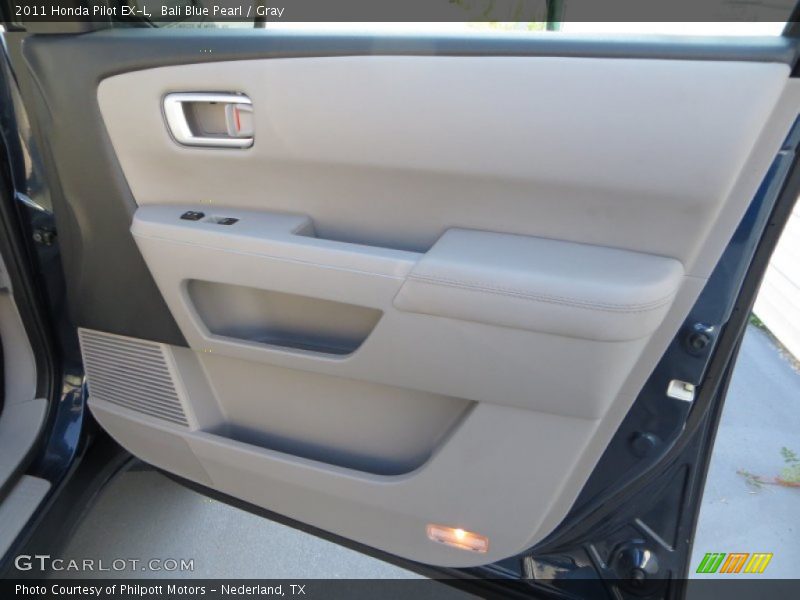Bali Blue Pearl / Gray 2011 Honda Pilot EX-L