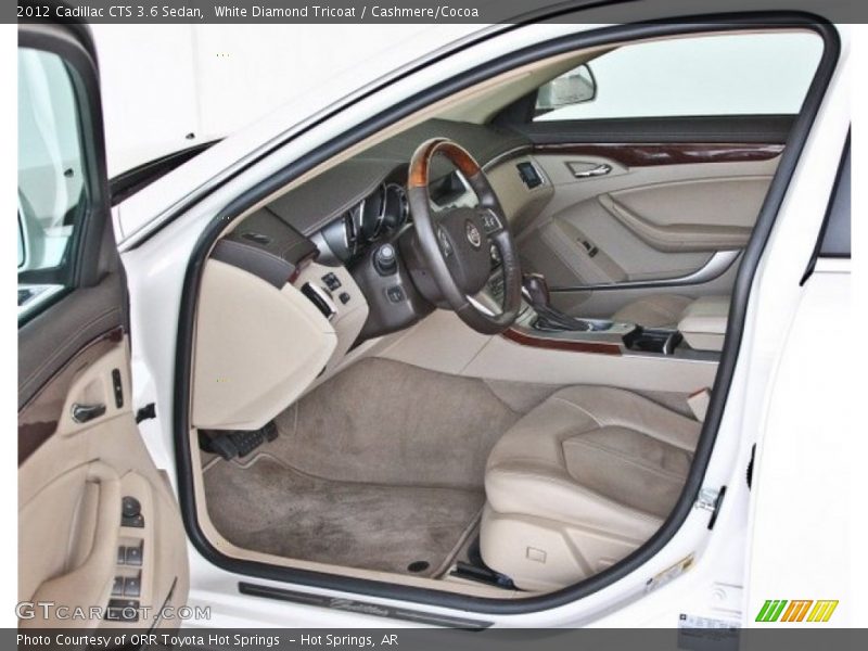 White Diamond Tricoat / Cashmere/Cocoa 2012 Cadillac CTS 3.6 Sedan
