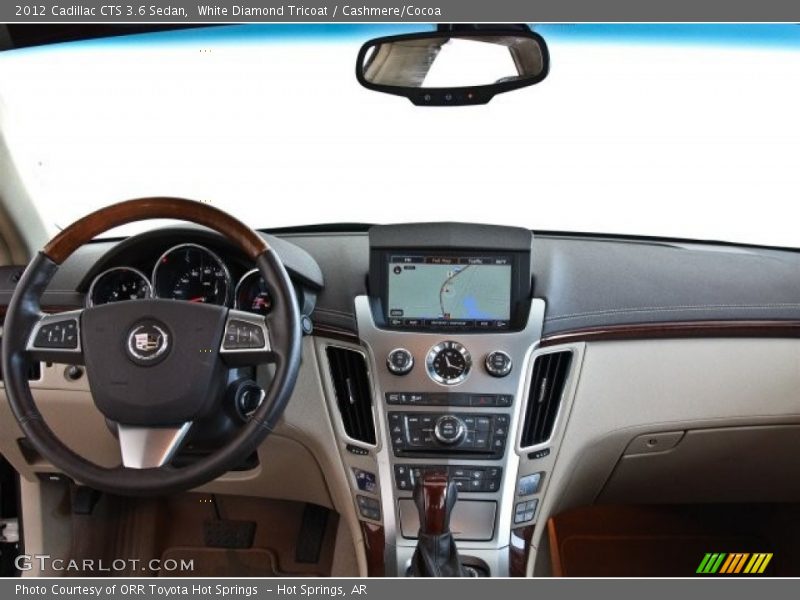 White Diamond Tricoat / Cashmere/Cocoa 2012 Cadillac CTS 3.6 Sedan